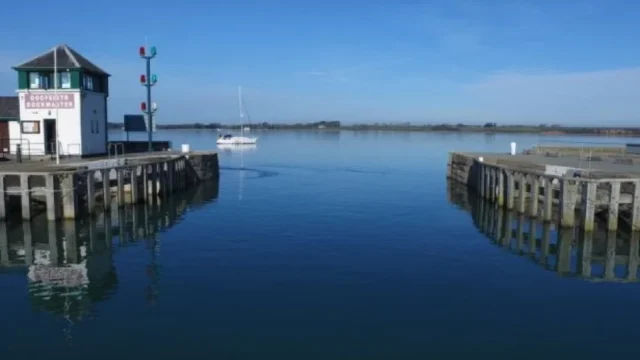 Above the Brine marine entrance